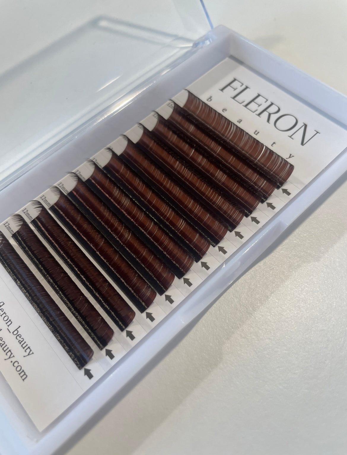 Single lashes 0,15 D curl - brun